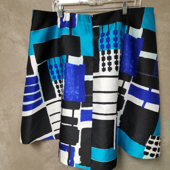 Lane Bryant Pleated Multcolor A line Skirt Size 20 - Picture 5 of 8